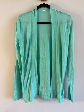 J. Crew Mint Open-Front Women's Cardigan